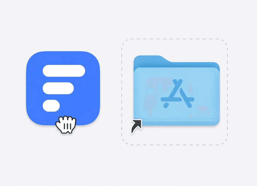 Drag Flownote to Applications