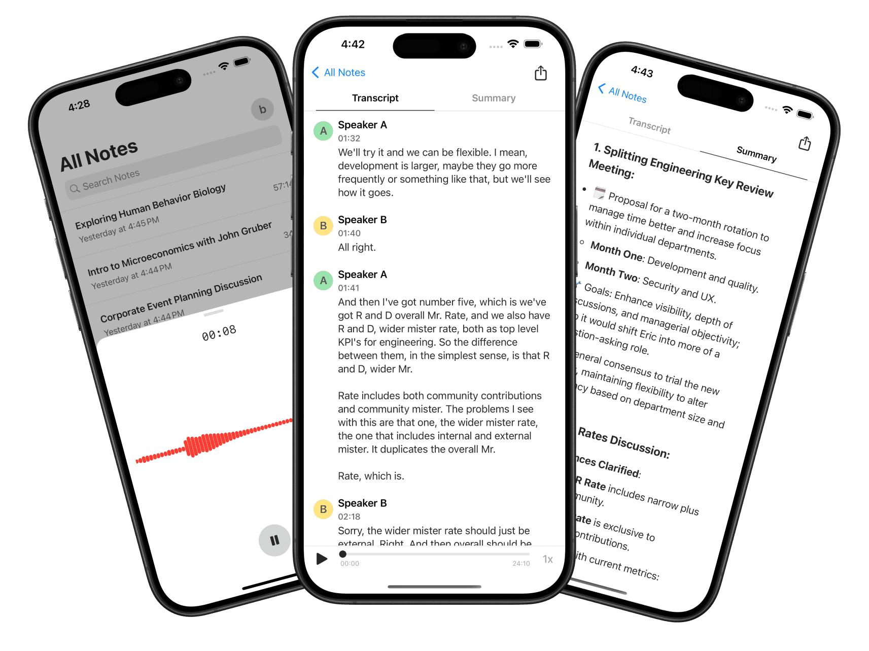 Flownote Mobile App Mockup